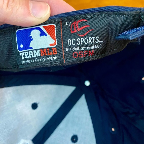 Blue Baseball Cap with White Logo - Picture 14 of 15